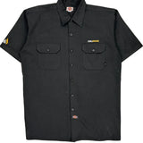 Zimmark Dickies Short Sleeve Shirt - Large Black Cotton