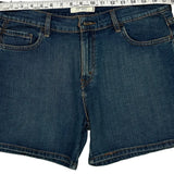 Levis Denim Shorts - 34W UK 14 Blue Cotton Blend