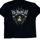 Motorcycle American Chopper Graphic T-Shirt - XL Black Cotton