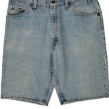 Levis Denim Shorts - 34W 10L Light Wash Cotton