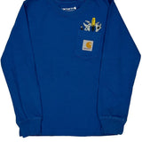 Age 5 Carhartt Long Sleeve T-Shirt - Small Blue Cotton