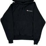 Reverse Weave Champion Hoodie - Small Black Cotton