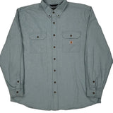 Carhartt Shirt - 2XL Blue Cotton