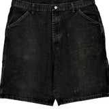 Wrangler Denim Shorts - 36W 9L Black Cotton
