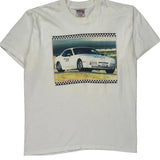 Oneita Single Stitch T-Shirt - XL White Cotton Blend