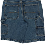 Faded Glory Cargo Carpenter Shorts - 31W 10L Blue Cotton