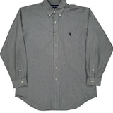 Yarmouth Ralph Lauren Shirt - Large Grey Cotton