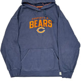 Chicago Bears Reebok Nfl Hoodie - 2XL Blue Cotton