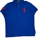 Polo By Ralph Lauren Polo Shirt - 2XL Blue Cotton