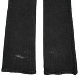 Size 32 Miss Me Boot Cut Jeans - 34W UK 12 Black Cotton Blend