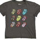 Rolling Stones Tongue Logo The Rolling Stones Band T-Shirt - XL Grey Cotton