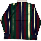 Age 7 Made In USA Polo By Ralph Lauren Striped Rugby Shirt - Small Multicoloured Cotton