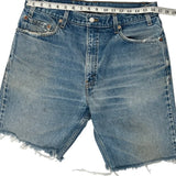Levis Denim Shorts - 32W 9L Light Wash Cotton