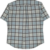 Tommy Hilfiger Checked Short Sleeve Shirt - Large Blue Cotton
