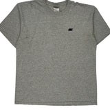 Nike T-Shirt - Large Grey Cotton