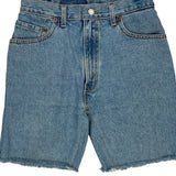 Levis Denim Shorts - 26W UK 6 Blue Denim