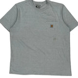 Carhartt T-Shirt - XL Grey Cotton