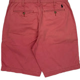 Polo By Ralph Lauren Chino Shorts - 32W 10L Red Cotton