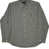 Ralph Lauren Checked Shirt - XL Gray Cotton