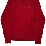 Tommy Hilfiger Jumper - Large Red Cotton