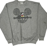 Disney Graphic Sweatshirt - Medium Grey Cotton Blend