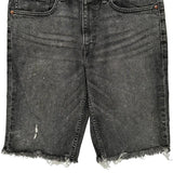 Levis Denim Shorts - 34W 11L Grey Cotton