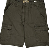 Wrangler Cargo Shorts - 34W 10L Grey Cotton