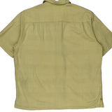 Banana Republic Short Sleeve Shirt - XL Yellow Silk