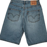Levis Denim Shorts - 32W 11L Blue Denim
