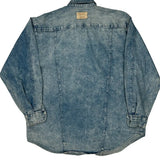 Levis Oversized Denim Shirt - Large Light Wash Cotton