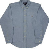 Age 8 Ralph Lauren Shirt - Small Blue Cotton