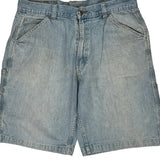 Steve And Barrys Carpenter Shorts - 35W 10L Light Wash Denim