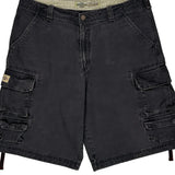 Lee Cargo Cargo Shorts - 34W 11L Grey Cotton