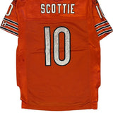 Chicago Bears, Age 10-12 Reebok Nfl Football Jersey - Medium Orange Polyester