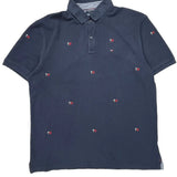 Tommy Hilfiger Polo Shirt - XL Navy Cotton