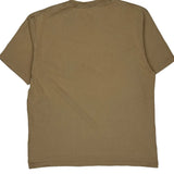 Carhartt T-Shirt - Large Brown Cotton