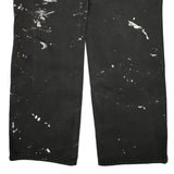Carhartt Double Knee Carpenter Trousers - 35W 32L Black Cotton
