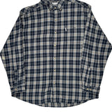 Carhartt Checked Flannel Shirt - 2XL Grey Cotton