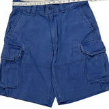 Polo By Ralph Lauren Cargo Shorts - 31W 9L Blue Cotton