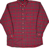 Chaps Ralph Lauren Checked Flannel Shirt - XL Red Cotton