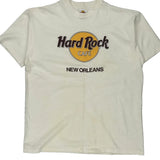 Hard Rock Cafe Single Stitch T-Shirt - XL White Cotton