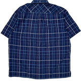 Tommy Hilfiger Checked Short Sleeve Shirt - Large Red Cotton