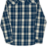 Levis Checked Flannel Shirt - Medium White Cotton