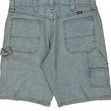 Wrangler Cargo Denim Shorts - 34W 10L Light Wash Cotton