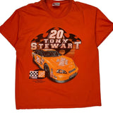 Tony Stewart Chase Authentics Nascar T-Shirt - XL Orange Cotton