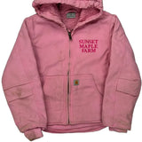 Sunset Maple Farm Carhartt Jacket - XS Pink Cotton