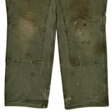 Carhartt Double Knee Carpenter Trousers - 38W 30L Green Cotton