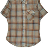 Levis Checked Short Sleeve Shirt - Medium Multicoloured Cotton