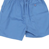 Sivar Shorts - Small Blue Cotton Blend