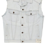 Outsider Denim Gilet - Medium Light Wash Cotton
